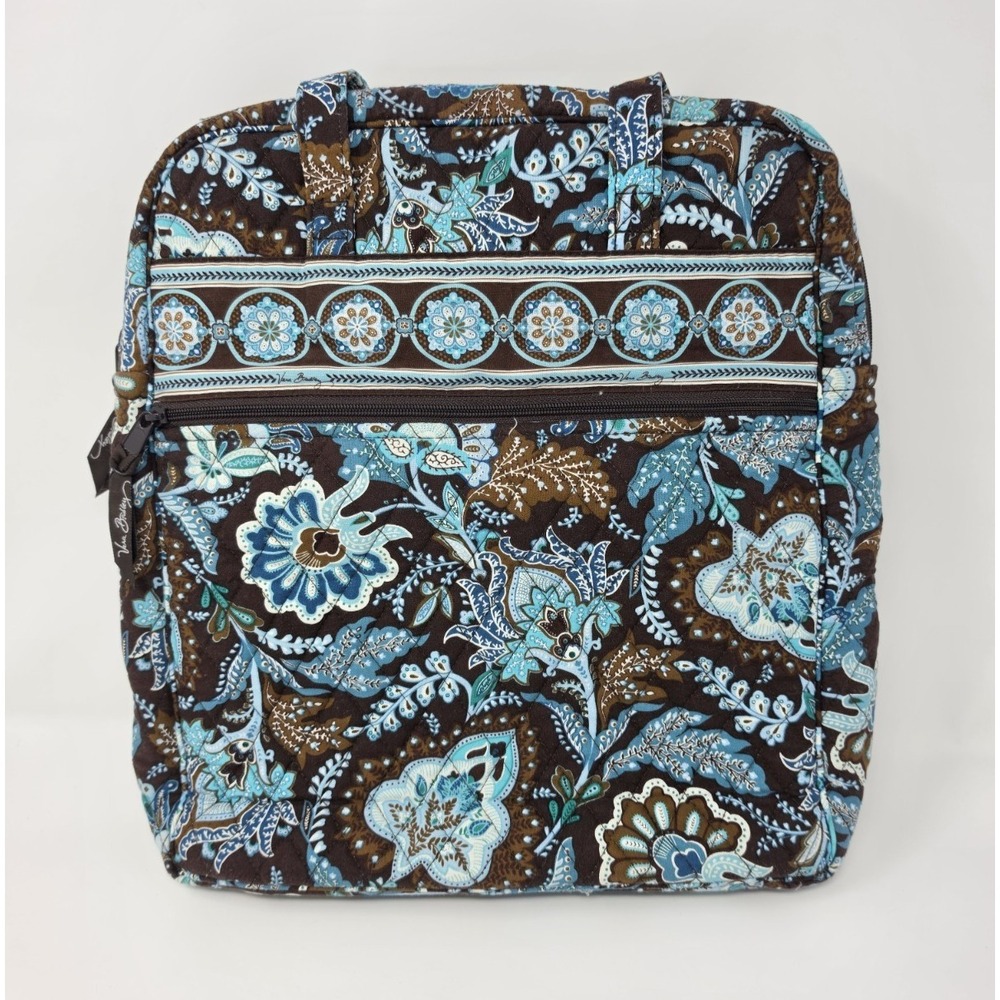 Vera Bradley Bag-Shoulder Laptop/Book-Retired 2007 Java Blue-Used Excellent Cond - Picture 3 of 11